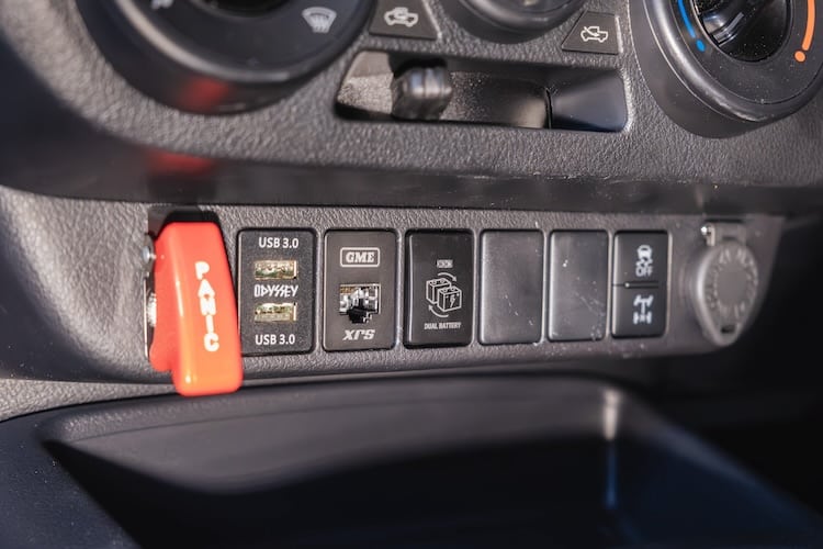 Dashboard integration for the electric brake controller