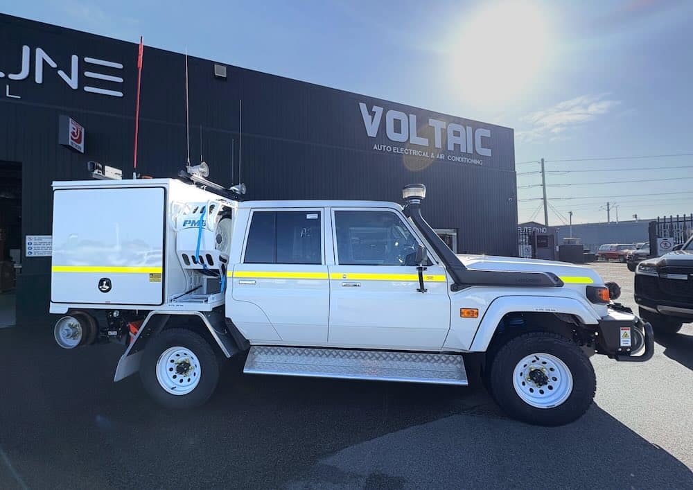 Mine spec vehicle exterior