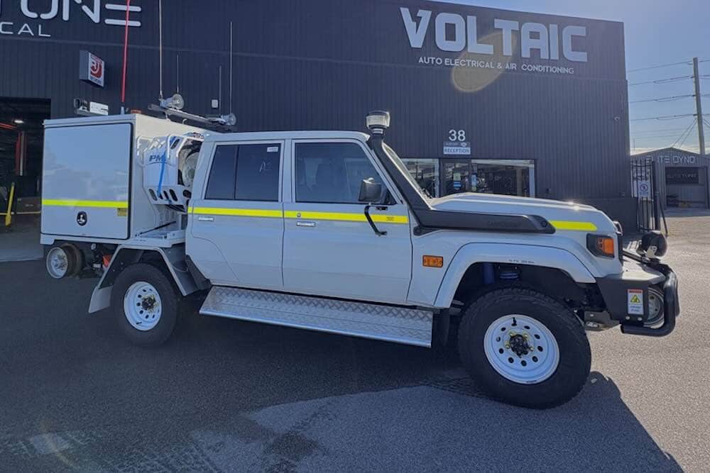 Mine spec vehicle exterior