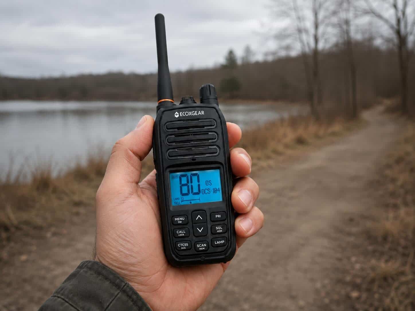 Handheld UHF radio